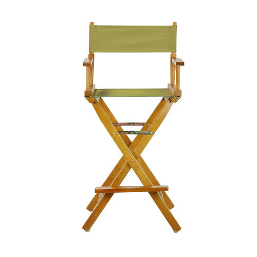 30'' Director's Chair Honey Oak Frame- Olive Canvas - Casual Home
