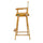 30'' Director's Chair Honey Oak Frame-Natural/Wheat Canvas - Casual Home