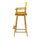 30'' Director's Chair Honey Oak Frame-Yellow Canvas - Casual Home