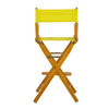 30'' Director's Chair Honey Oak Frame-Yellow Canvas - Casual Home