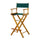 30'' Director's Chair Honey Oak Frame-Hunter Green Canvas - Casual Home
