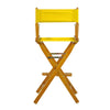 30'' Director's Chair Honey Oak Frame-Gold Canvas - Casual Home