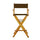 30'' Director's Chair Honey Oak Frame-Brown Canvas - Casual Home