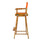 30'' Director's Chair Honey Oak Frame- Tangerine Canvas - Casual Home
