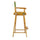 30'' Director's Chair Honey Oak Frame-Lime Green Canvas - Casual Home