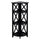 Montego 4-Shelf Corner Folding Bookcase-Black - Casual Home