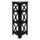 Montego 4-Shelf Corner Folding Bookcase-Black - Casual Home