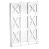 Montego 3-Shelf Folding Bookcase - White - Casual Home