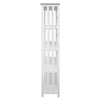 Mission Style 5-Shelf Bookcase - White - Casual Home