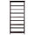 Mission Style 5-Shelf  Bookcase-Espresso - Casual Home