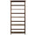 Mission Style 5-Shelf  Bookcase-Walnut - Casual Home
