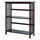 Mission Style 3-Shelf  Bookcase-Espresso - Casual Home