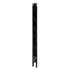 4-Shelf Corner Folding Bookcase-Black - Casual Home