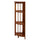 4-Shelf Corner Folding Bookcase-Honey Oak - Casual Home