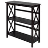 Montego 3-Shelf Bookcase-Espresso - Casual Home