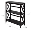Montego 3-Shelf Bookcase-Espresso - Casual Home