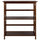 Montego 3-Shelf Bookcase-Walnut - Casual Home