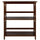 Montego 3-Shelf Bookcase-Walnut - Casual Home