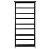 Montego 5-Shelf Bookcase-Black - Casual Home