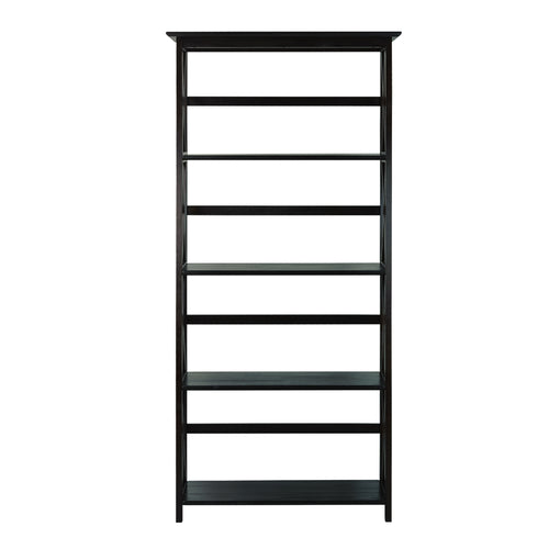 Montego 5-Shelf Bookcase-Espresso - Casual Home