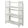 3-Shelf Folding Stackable Bookcase 27.5'' Wide-White - Casual Home