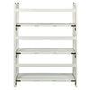 3-Shelf Folding Stackable Bookcase 27.5'' Wide-White - Casual Home