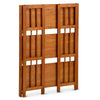 3-Shelf Folding Stackable Bookcase 27.5'' Wide - Chestnut - Casual Home