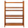 3-Shelf Folding Stackable Bookcase 27.5'' Wide-Honey Oak - Casual Home
