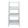 3-Shelf Folding Bookcase 14'' Wide-White - Casual Home