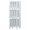 3-Shelf Folding Bookcase 14'' Wide-White - Casual Home
