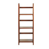 3-Shelf Folding Bookcase 14'' Wide-Mahogany - Casual Home