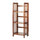 3-Shelf Folding Bookcase 14'' Wide-Mahogany - Casual Home