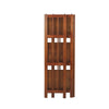3-Shelf Folding Bookcase 14'' Wide-Mahogany - Casual Home