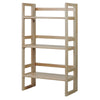 3-Shelf Folding Student Bookcase 20.75'' Wide-Natural - Casual Home