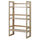 3-Shelf Folding Student Bookcase 20.75'' Wide-Natural - Casual Home