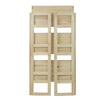 3-Shelf Folding Student Bookcase 20.75'' Wide-Natural - Casual Home