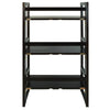 3-Shelf Folding Student Bookcase 20.75'' Wide-Espresso - Casual Home