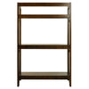 Stratford 3-Shelf Folding Bookcase-Warm Brown - Casual Home