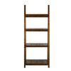 Manhasset Slatted 4-Shelf Folding Bookcase-Warm Brown - Casual Home