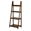 Manhasset Slatted 4-Shelf Folding Bookcase-Warm Brown - Casual Home