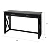 Bay View Console Table-Black - Casual Home