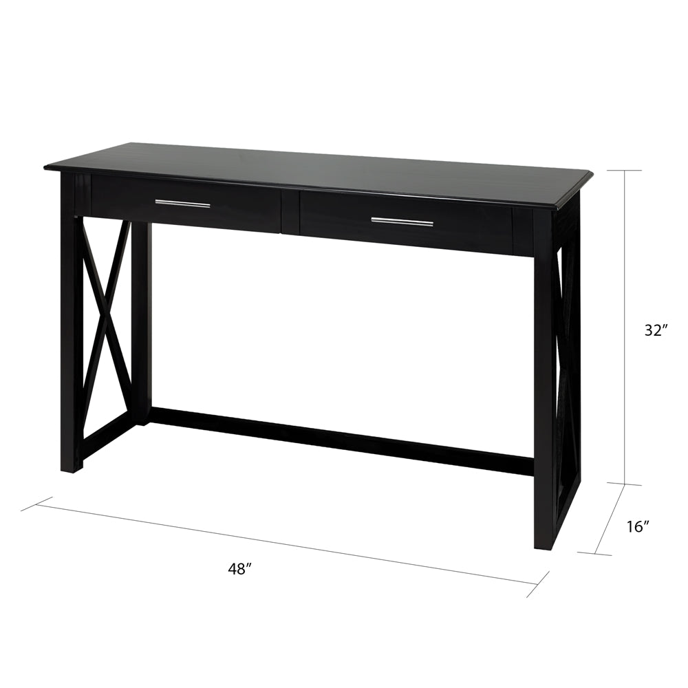 Bay View Console Table-Black - Casual Home