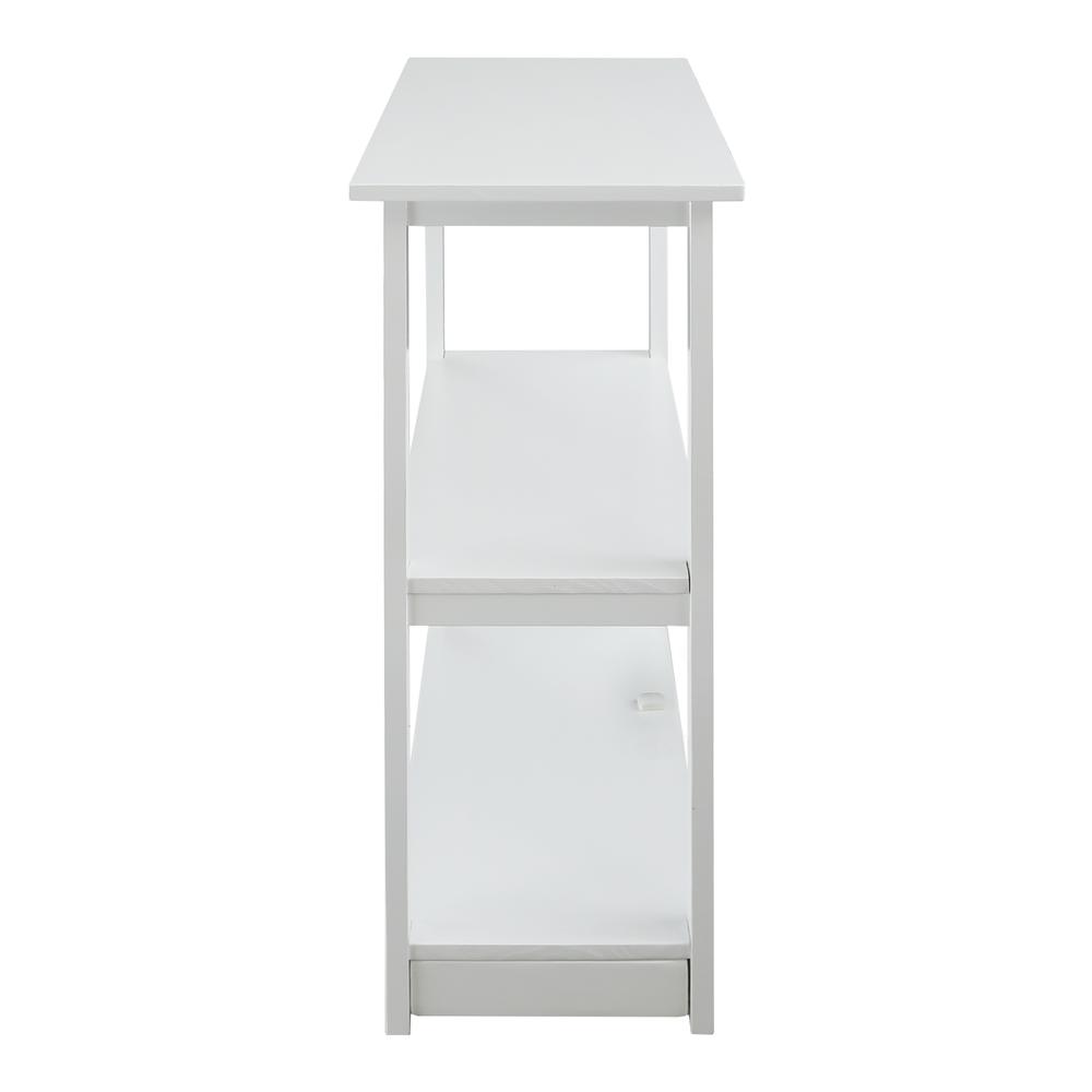 Adams 3-Shelf Bookcase with Concealed Sliding Track, Concealment Furniture - Casual Home