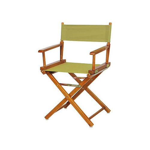 18'' Director's Chair Honey Oak Frame-Olive Canvas - Casual Home