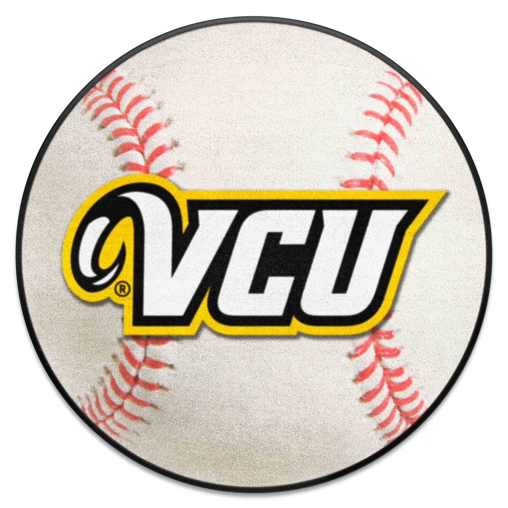 Fanmats - Virginia Commonwealth University Baseball Mat 27'' diameter