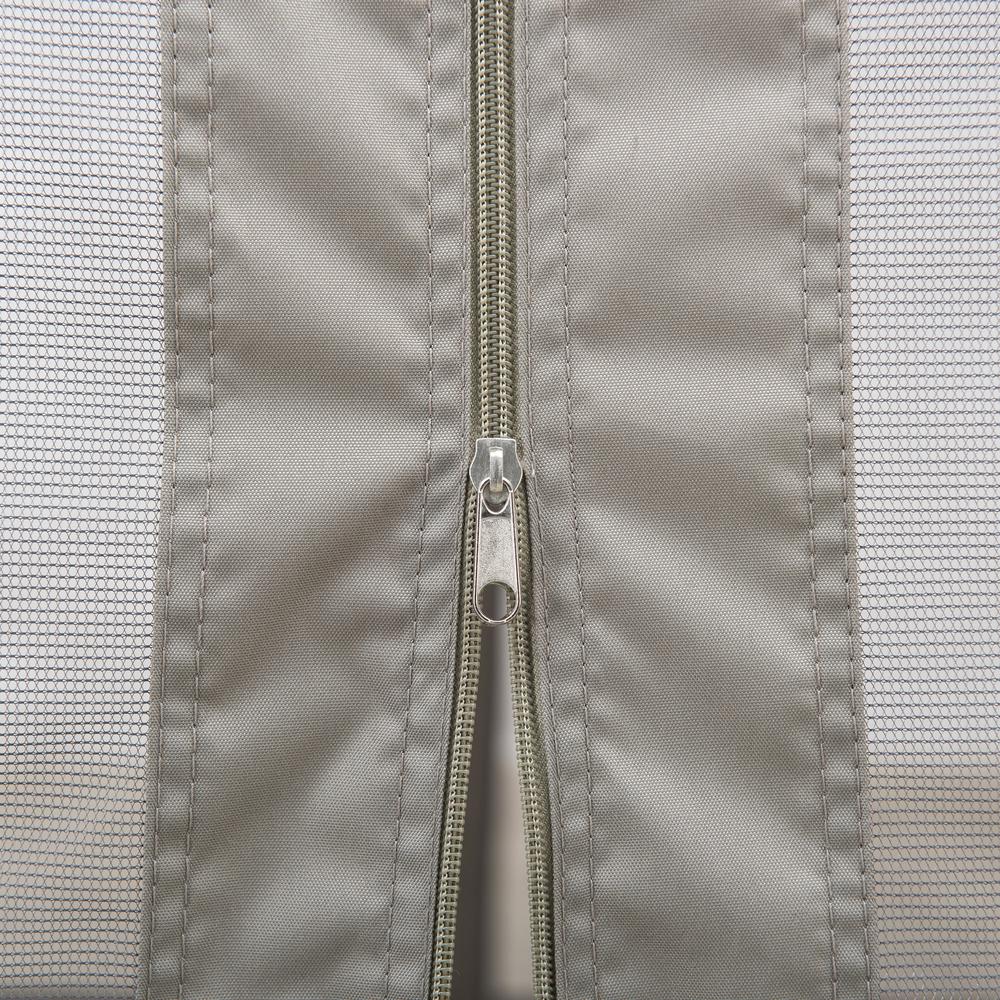 11 ft. x 11 ft. Gray and Black 2-tone Pop Up Portable Hexagon Steel Gazebo - Sunjoy