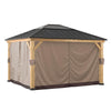 Universal Curtains for 11 ×13 ft Wood Framed Gazebos - Sunjoy