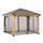 Universal Mosquito Netting for 11 ×11 ft Wood Framed Gazebos - Sunjoy