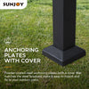 10 ft. x 10 ft. Black and White Steel Gazebo - Sunjoy