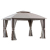 Fiona 11 ft. x 13 ft. 2-tier Patio Gazebo - Sunjoy